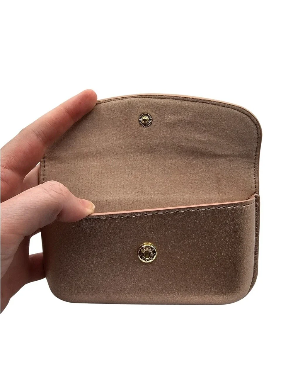 Bobbi Brown Metallic Gold Small Brush/Make Up Case/Pouch